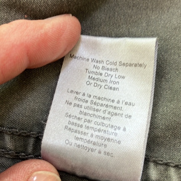 Talula Aritzia Utility Cargo Jacket 100% Cotton Grey - Picture 4 of 14